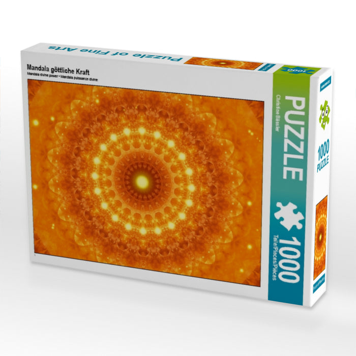 Mandala göttliche Kraft 1000 Teile Puzzle quer - CALVENDO Foto-Puzzle'