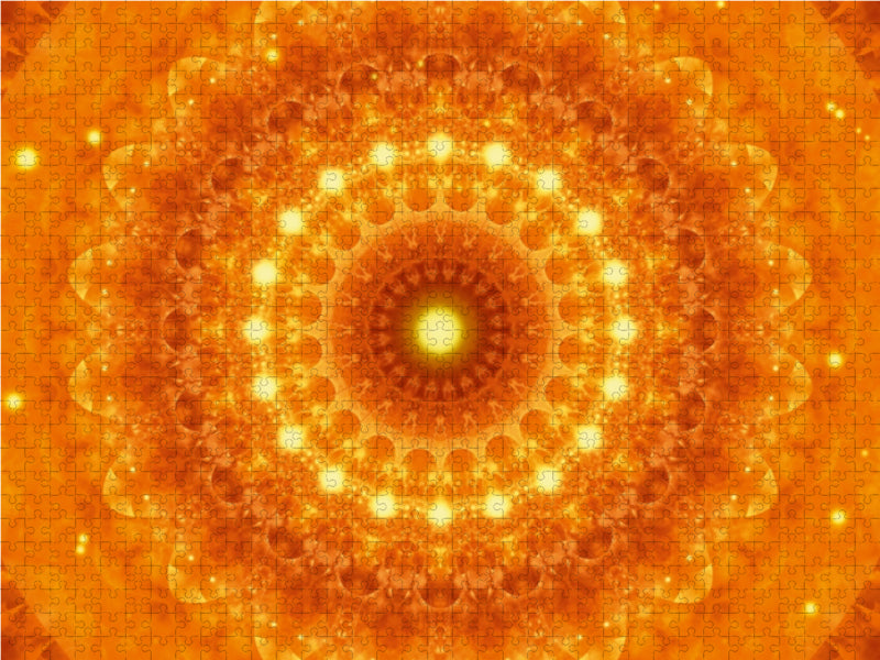 Mandala göttliche Kraft 1000 Teile Puzzle quer - CALVENDO Foto-Puzzle'