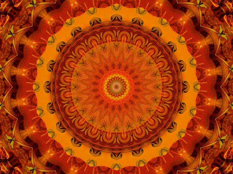 Mandala Buddhas Gold 1000 Teile Puzzle quer - CALVENDO Foto-Puzzle'