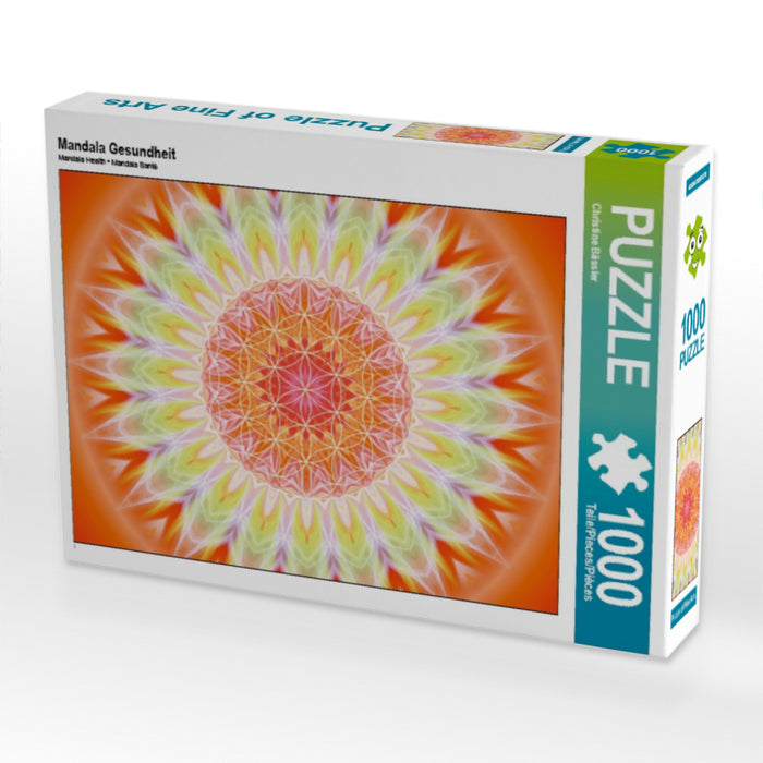 Mandala Gesundheit 1000 Teile Puzzle quer - CALVENDO Foto-Puzzle'