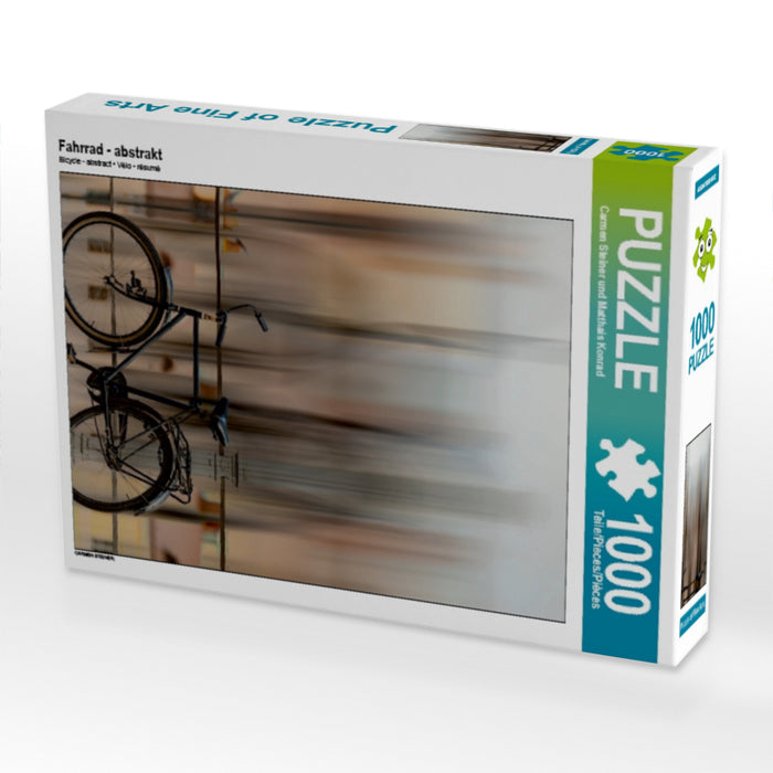 Fahrrad - abstrakt 1000 Teile Puzzle hoch - CALVENDO Foto-Puzzle'