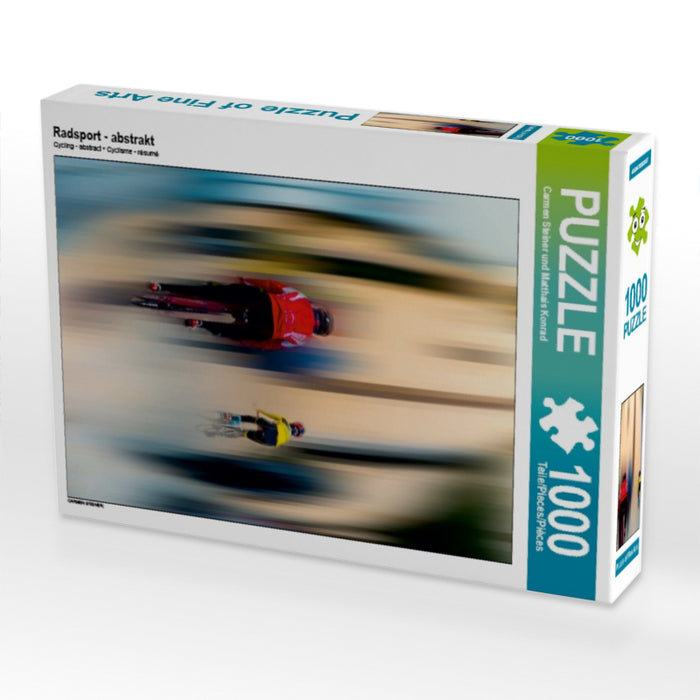 Radsport - abstrakt 1000 Teile Puzzle hoch - CALVENDO Foto-Puzzle'