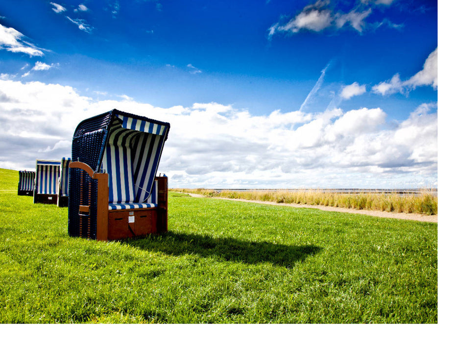 Chaise de plage - Puzzle photo CALVENDO 