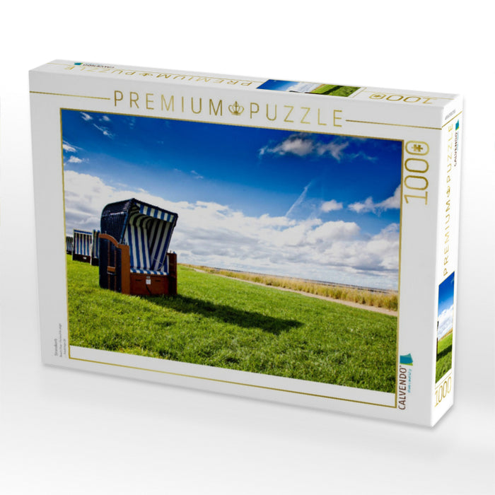 Chaise de plage - Puzzle photo CALVENDO 