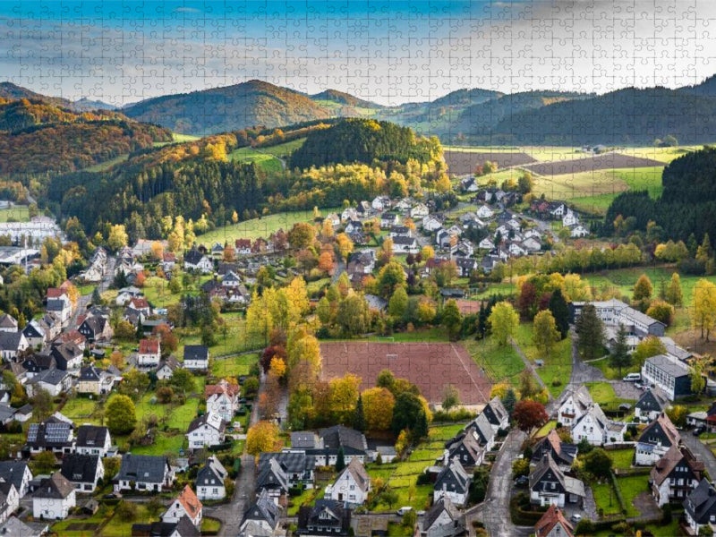 Herbstliches Brilon-Hoppecke - CALVENDO Foto-Puzzle'