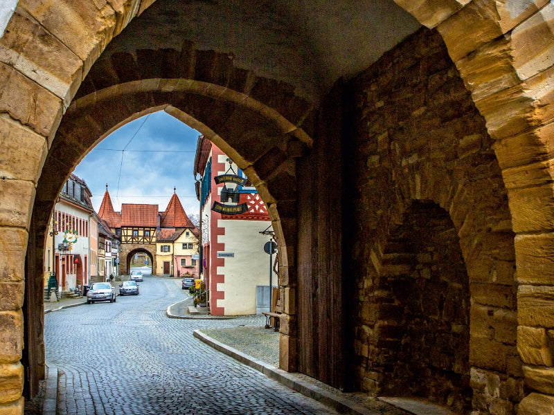 Ein Motiv aus dem Kalender Prichsenstadt - Krone im Steigerwald 1000 Teile Puzzle quer - CALVENDO Foto-Puzzle'