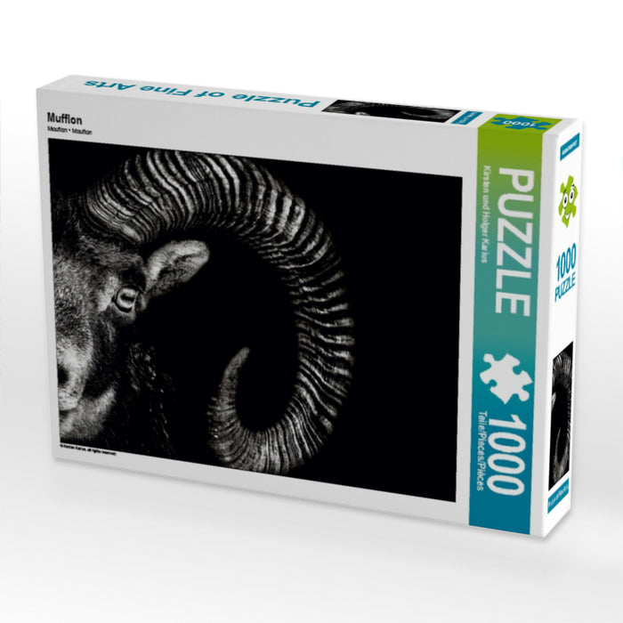 Mufflon 1000 Teile Puzzle quer - CALVENDO Foto-Puzzle'