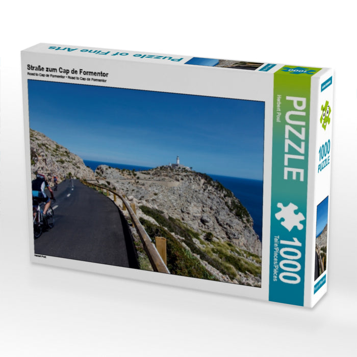 Straße zum Cap de Formentor 1000 Teile Puzzle quer - CALVENDO Foto-Puzzle'