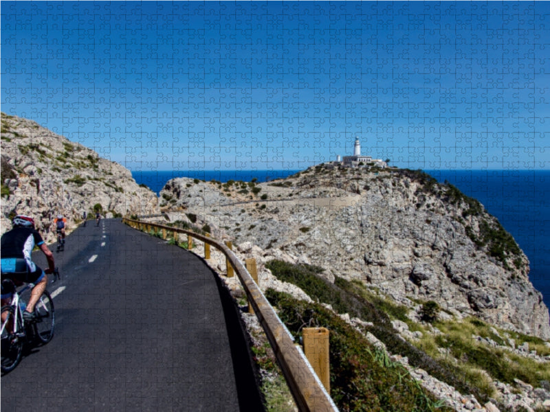 Straße zum Cap de Formentor 1000 Teile Puzzle quer - CALVENDO Foto-Puzzle'