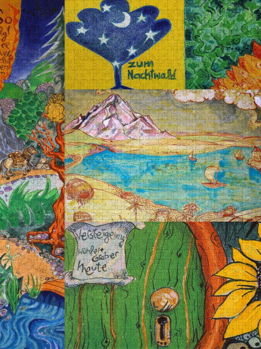 Vom Einsamen Berg in das Auenland - CALVENDO Foto-Puzzle'