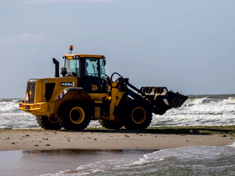 Bagger am Strand 1000 Teile Puzzle quer - CALVENDO Foto-Puzzle'