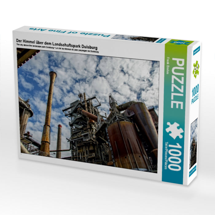 Der Himmel über dem Landschaftspark Duisburg 1000 Teile Puzzle quer - CALVENDO Foto-Puzzle'