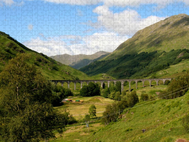 Glenfinnan Viaduct - Loch Shiel - CALVENDO Foto-Puzzle'