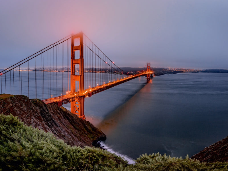 Golden Gate Bridge zur frühen Morgenstunde 1000 Teile Puzzle quer - CALVENDO Foto-Puzzle'