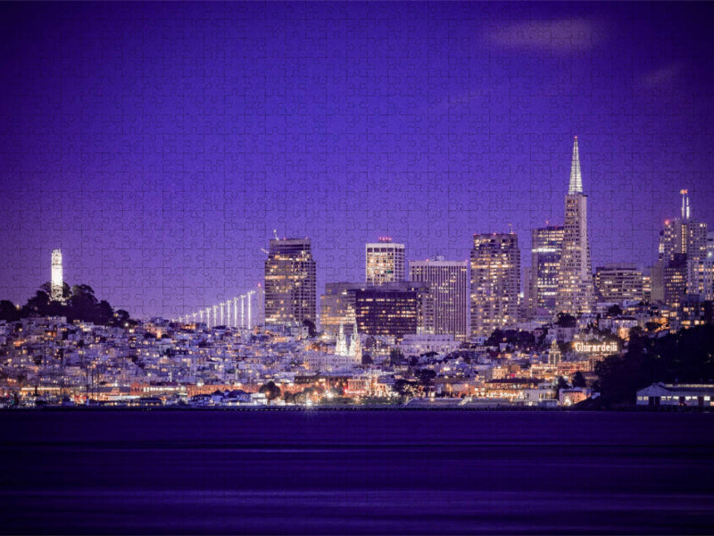 Die Skyline von San Francisco - CALVENDO Foto-Puzzle'
