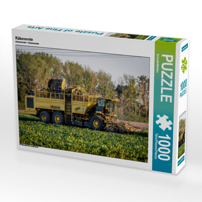 Rübenernte 1000 Teile Puzzle quer - CALVENDO Foto-Puzzle'