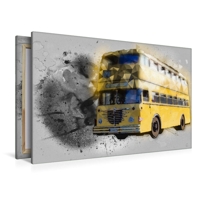 Toile textile haut de gamme Toile textile haut de gamme 120 cm x 80 cm paysage Büssing D2U 