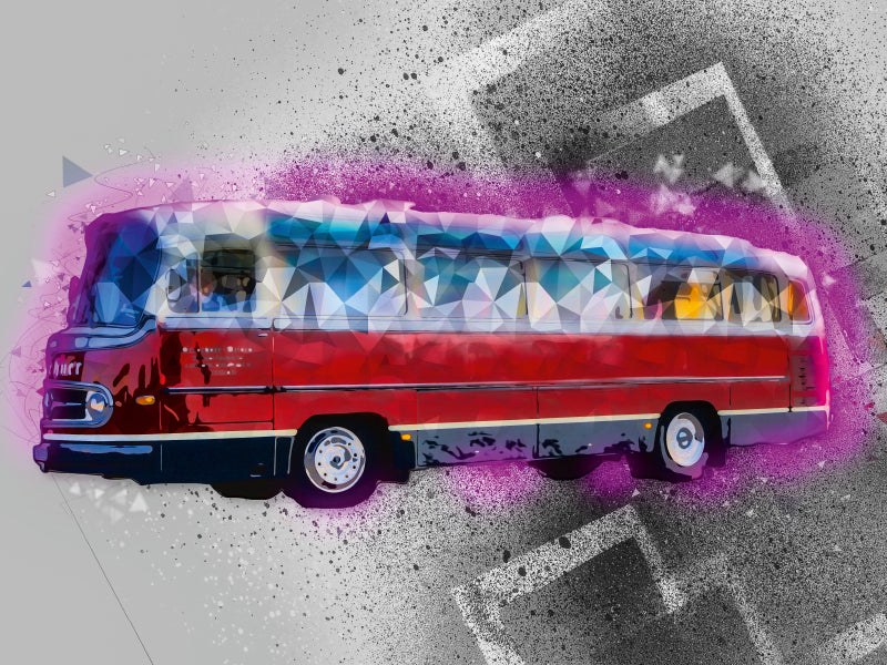Mercedes Benz Bus - CALVENDO photo puzzle 