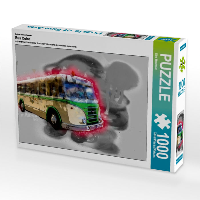 Ein Motiv aus dem Kalender Bus Color 1000 Teile Puzzle quer - CALVENDO Foto-Puzzle'