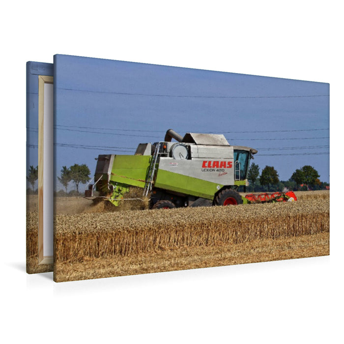 Premium Textil-Leinwand Kornernte