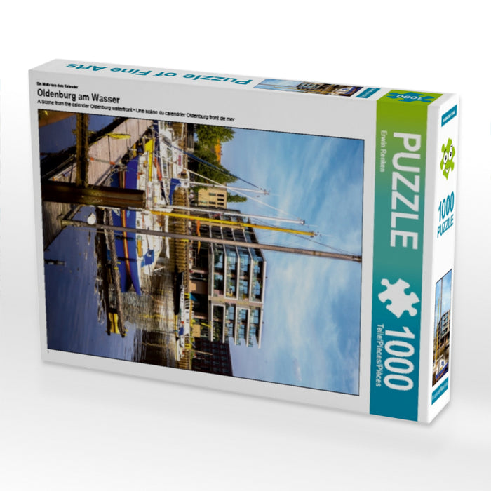 Ein Motiv aus dem Kalender Oldenburg am Wasser 1000 Teile Puzzle hoch - CALVENDO Foto-Puzzle'