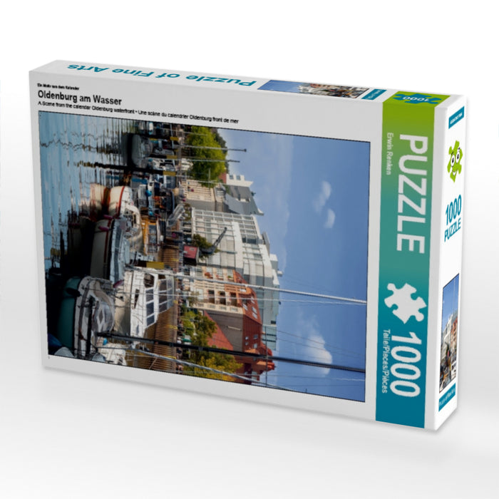 Ein Motiv aus dem Kalender Oldenburg am Wasser 1000 Teile Puzzle hoch - CALVENDO Foto-Puzzle'