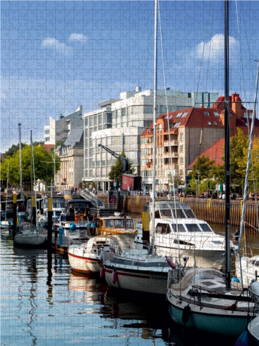 Ein Motiv aus dem Kalender Oldenburg am Wasser 1000 Teile Puzzle hoch - CALVENDO Foto-Puzzle'