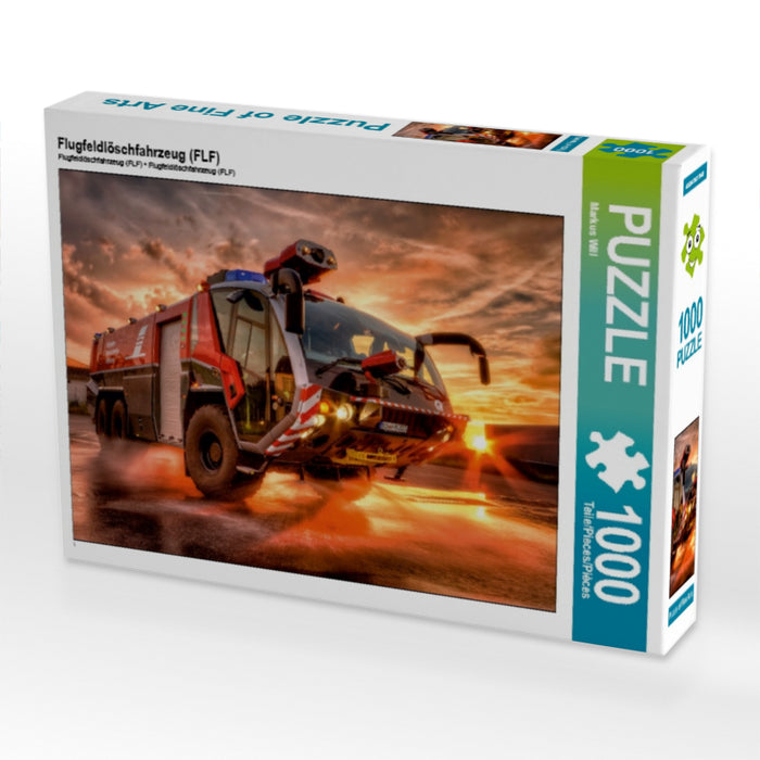 Flugfeldlöschfahrzeug (FLF) 1000 Teile Puzzle quer - CALVENDO Foto-Puzzle'