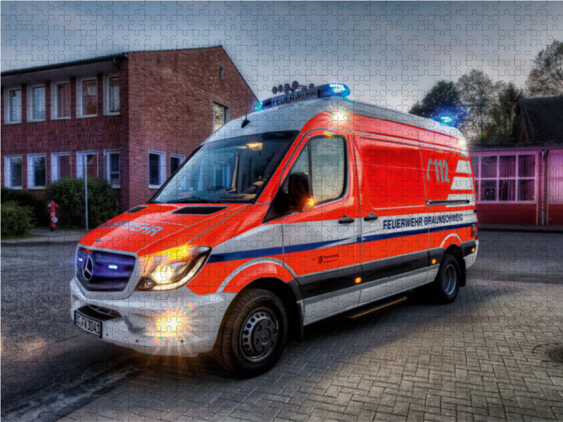 Kleinalarmfahrzeug (KlaF) 1000 Teile Puzzle quer - CALVENDO Foto-Puzzle'
