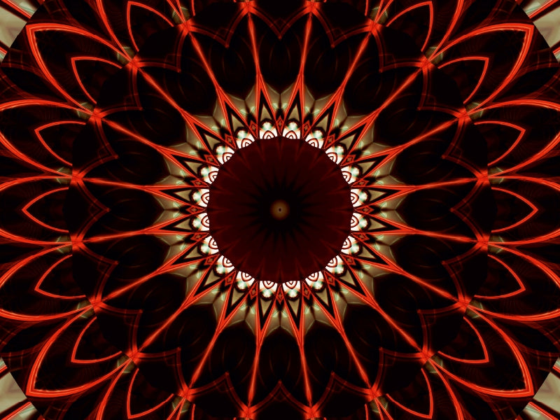 Mandala Furchtlosigkeit 1000 Teile Puzzle quer - CALVENDO Foto-Puzzle'