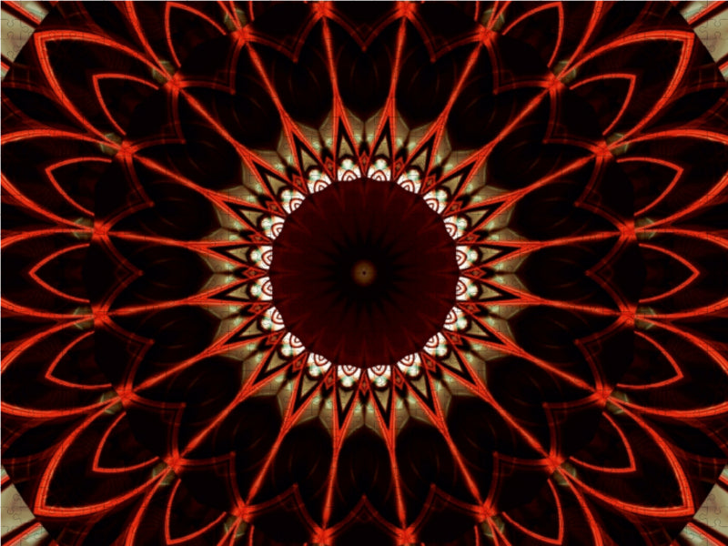 Mandala Furchtlosigkeit 1000 Teile Puzzle quer - CALVENDO Foto-Puzzle'