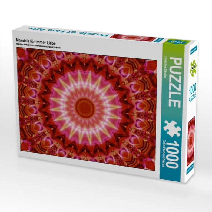 Mandala für immer Liebe 1000 Teile Puzzle quer - CALVENDO Foto-Puzzle'