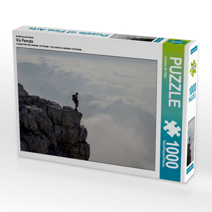 Ein Motiv aus dem Kalender Via Ferrata 1000 Teile Puzzle quer - CALVENDO Foto-Puzzle'