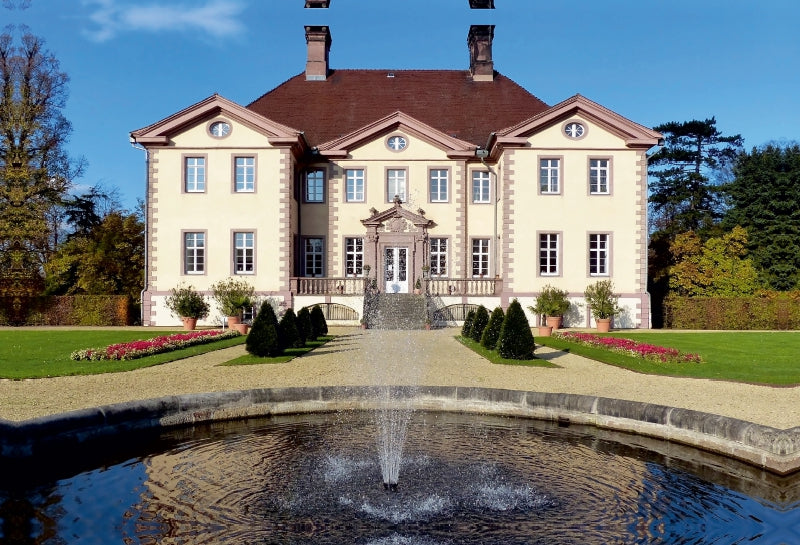 Premium Textil-Leinwand Schloß Schieder