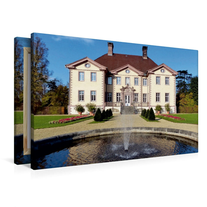 Premium Textil-Leinwand Schloß Schieder