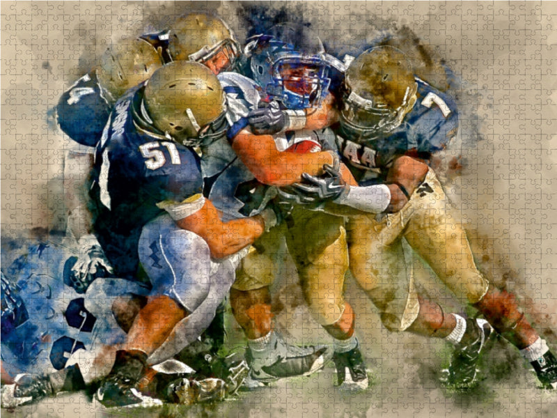 American Football - CALVENDO photo puzzle 