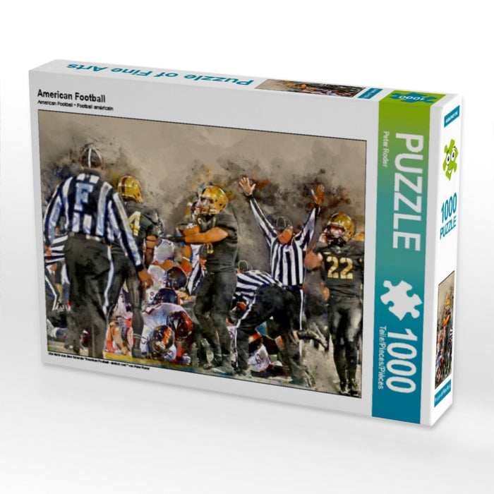 American Football 1000 Teile Puzzle quer - CALVENDO Foto-Puzzle'