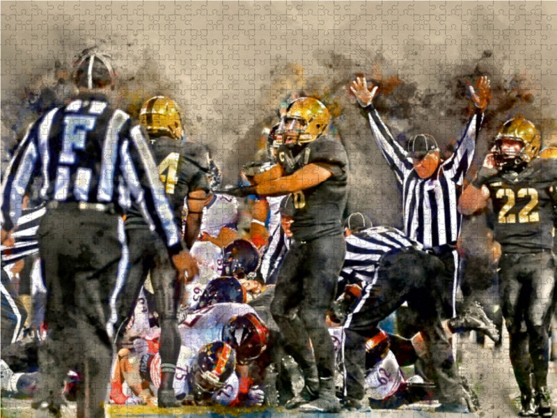 American Football 1000 Teile Puzzle quer - CALVENDO Foto-Puzzle'