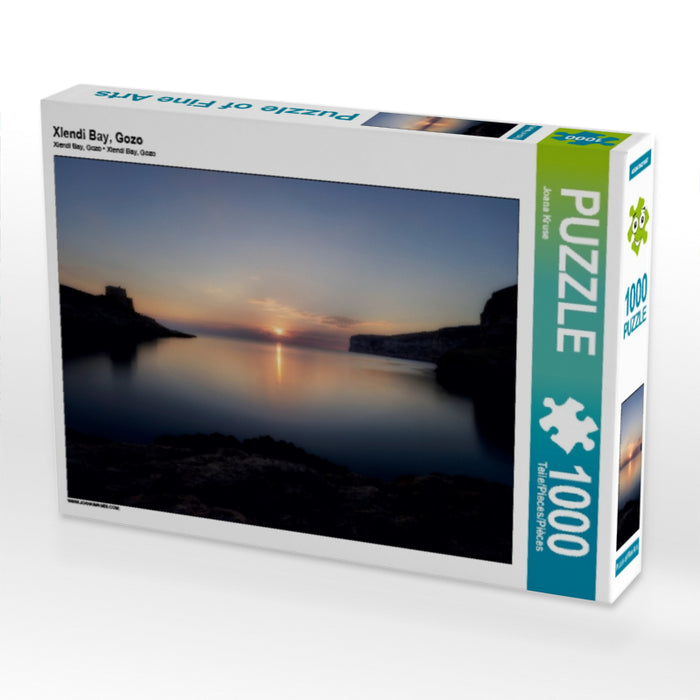 Xlendi Bay, Gozo 1000 Teile Puzzle quer - CALVENDO Foto-Puzzle'