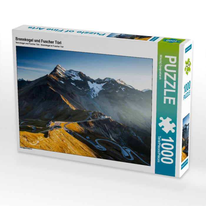 Brennkogel und Fuscher Törl 1000 Teile Puzzle quer - CALVENDO Foto-Puzzle'