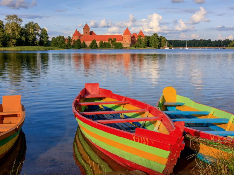 Litauen - Wasserburg Trakai 1000 Teile Puzzle quer - CALVENDO Foto-Puzzle'