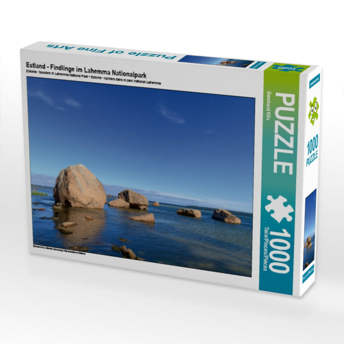Estland - Findlinge im Lahemma Nationalpark 1000 Teile Puzzle quer - CALVENDO Foto-Puzzle'
