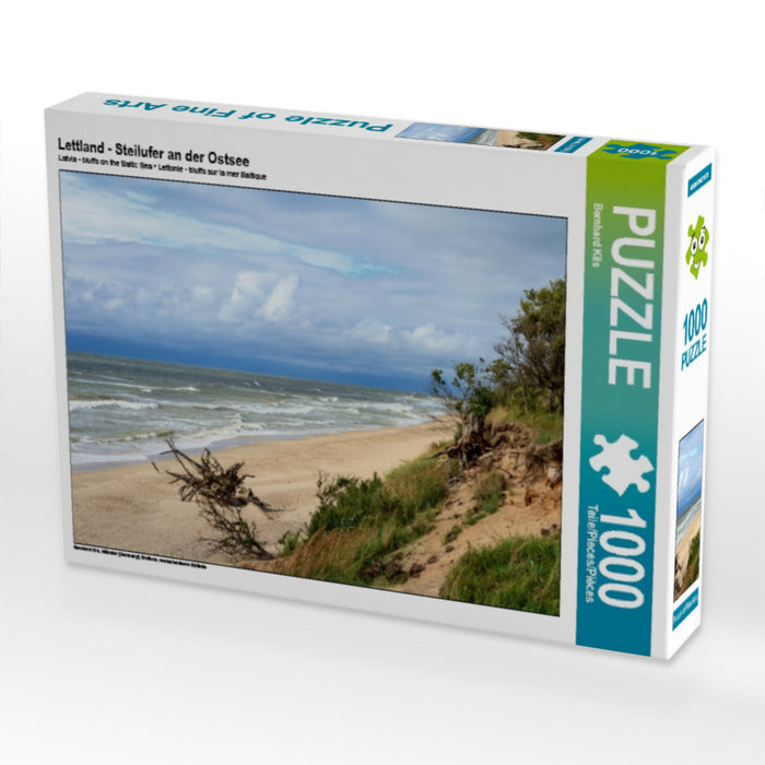 Latvia - Steep banks on the Baltic Sea - CALVENDO photo puzzle 