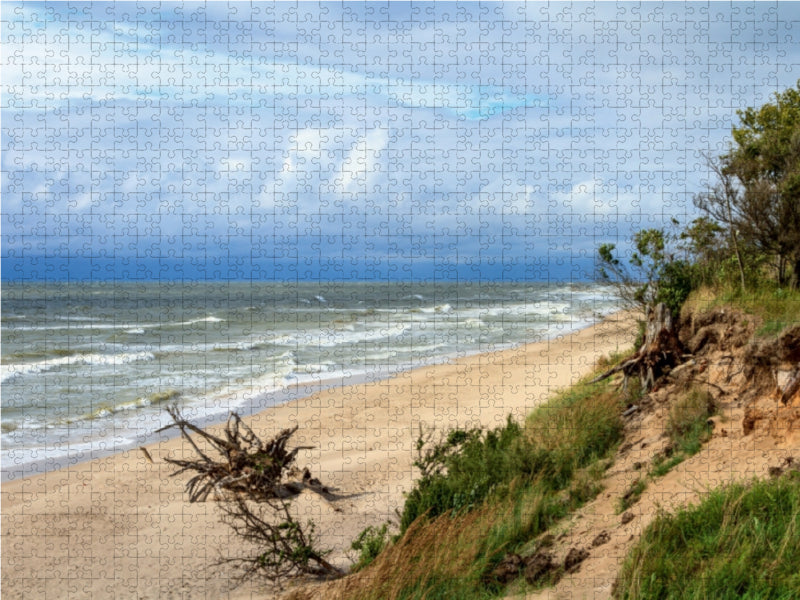Latvia - Steep banks on the Baltic Sea - CALVENDO photo puzzle 