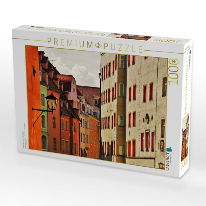 Regensburg, am Haidplatz. - CALVENDO Foto-Puzzle'