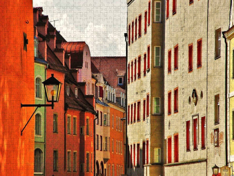 Regensburg, am Haidplatz. - CALVENDO Foto-Puzzle'