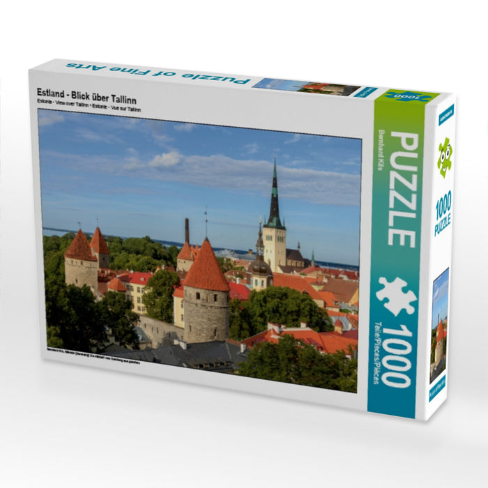 Estonia - View over Tallinn - CALVENDO photo puzzle 