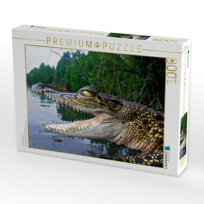 Sri Lanka Krokodil - CALVENDO Foto-Puzzle'