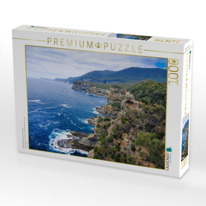 Waterfall Bay, Tasman Peninsula - CALVENDO Foto-Puzzle'