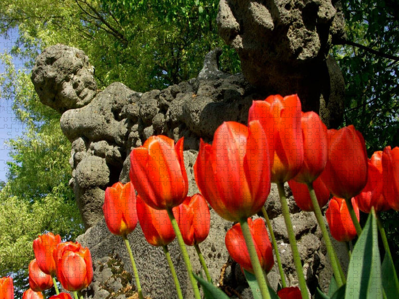 Poensgen Park, Ratingen - CALVENDO Foto-Puzzle'